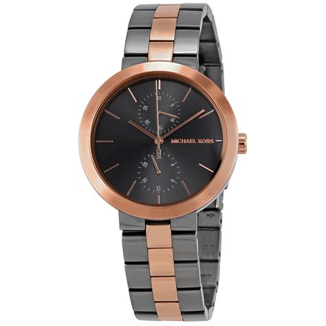 michael kors garner watch gunmetal